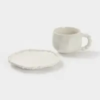 Чайная пара "Облако"  блюдце 18х1,5 см, кружка 12,5х10х7 см