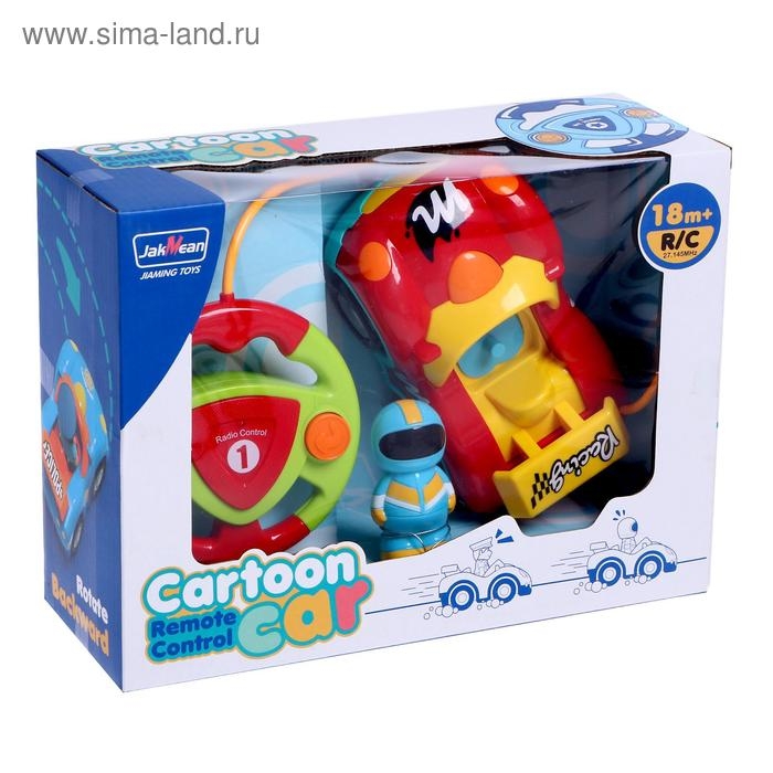 Машина радиоуправляемая «Гонка», работает от батареек, МИКС Машина радиоуправляемая «Гонка», работает от батареек, МИКС