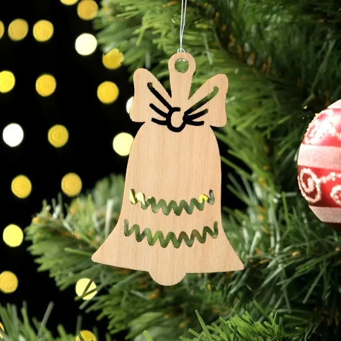 Елочная игрушка «Колокольчик» 8×9 см Елочная игрушка «Колокольчик» 8×9 см