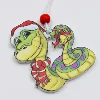 Елочные игрушки &laquo;Змея&raquo;, в деревянной подарочной упаковке, 12 шт.