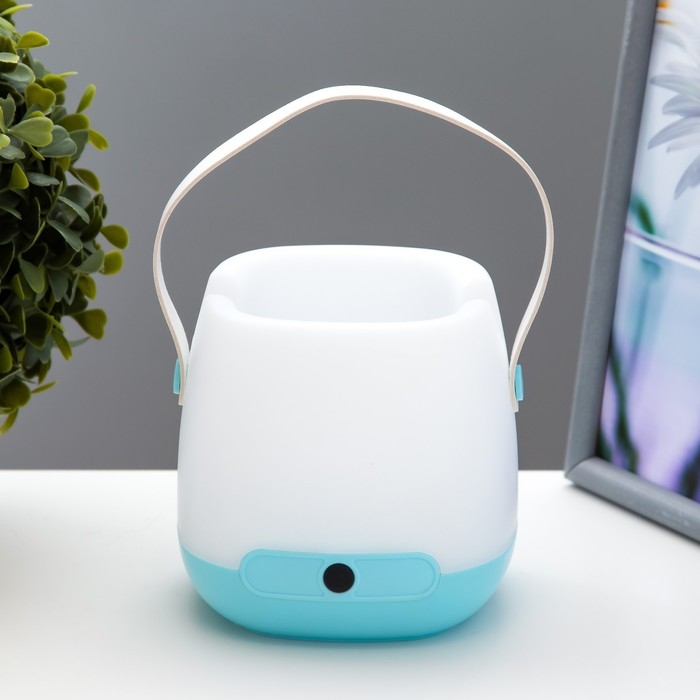 Настольная лампа сенсорная   Настольная лампа сенсорная  "Ланди" LED 4Вт от батареек МИКС 10,5х10,5х11 см RISALUX