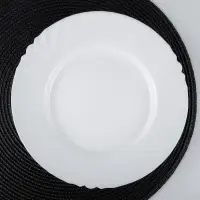 Тарелка Luminarc Cadix, d=25 см, стеклокерамика, белая
