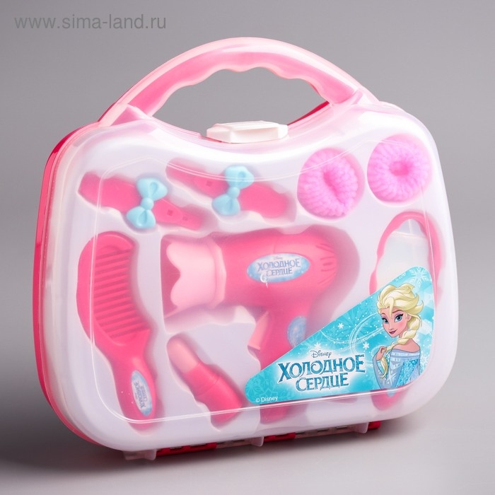 Набор парикмахера, в сумке «Анна и Эльза», Холодное сердце Набор парикмахера, в сумке «Анна и Эльза», Холодное сердце