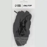 Шнурки для обуви, пара, плоские, 10 мм, 120 см, чёрные