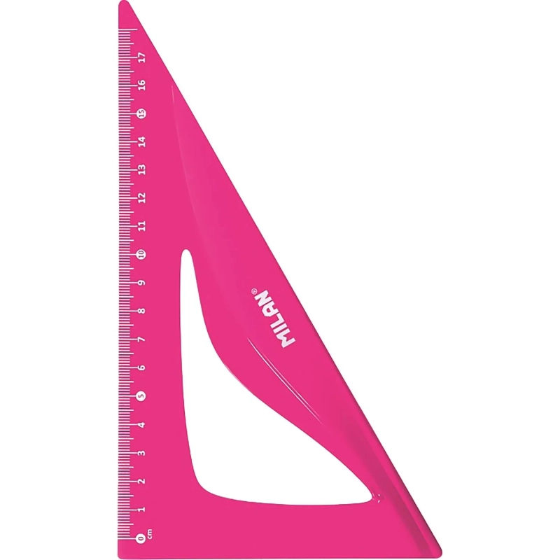 Milan Набор чертежный большой Flex & resistant цвет розовый