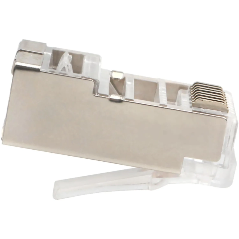Вилка Cablexpert RJ-45 (8P8C) PLUG5SP кат5e экр, 30 микрон, (100 шт.), пак
