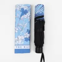 Зонт механический &laquo;Орнамент&raquo;, эпонж, 4 сложения, 8 спиц, R=47/55 см, d=94 см, МИКС