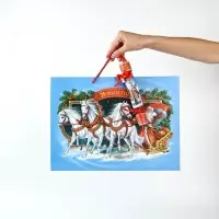 Пакет подарочный «Новогодний сюрприз», с конфетой и коробкой-конфета, 31 × 11 × 40 см