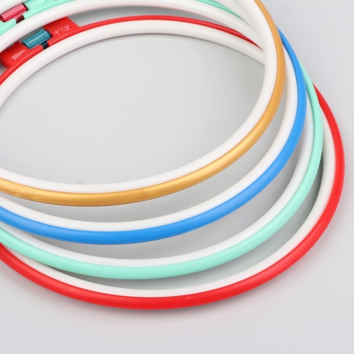 Пяльцы для вышивания, d = 21 см, цвет МИКС, цена за 1 штуку Пяльцы для вышивания, d = 21 см, цвет МИКС, цена за 1 штуку