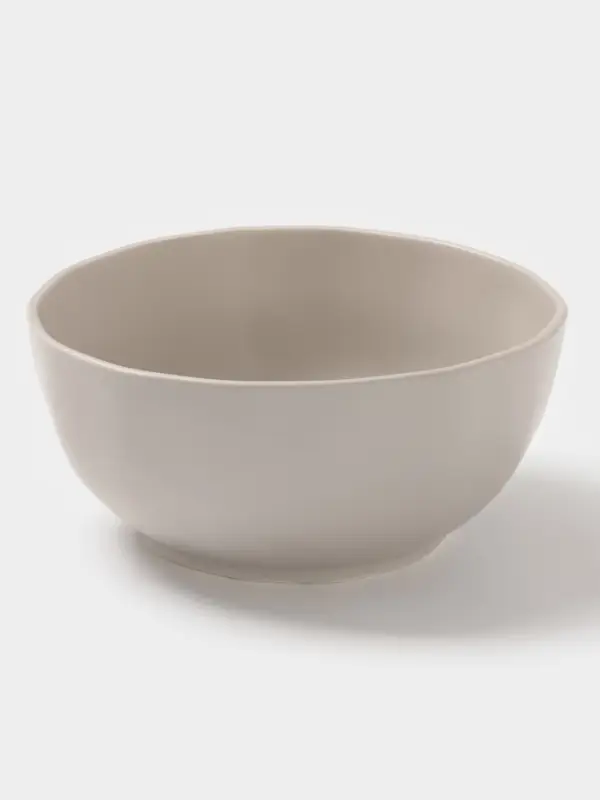 Салатник Magistro Potter, 1.2 л, d=17.4, фарфор, светло-серый