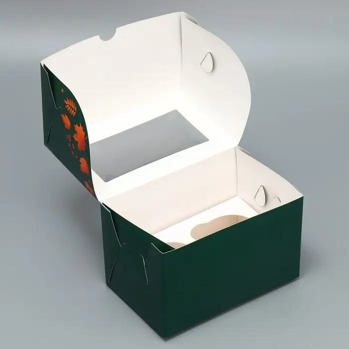 Коробка для капкейков, кондитерская упаковка с окном, 2 ячейки, «С днём Учителя», 16 х 10 х 10 см Коробка для капкейков, кондитерская упаковка с окном, 2 ячейки, «С днём Учителя», 16 х 10 х 10 см