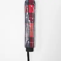 Зонт механический &laquo;Клетки&raquo;, эпонж, 4 сложения, 10 спиц, R=53/61 см, d=106 см, МИКС