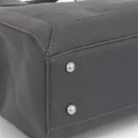 Сумка женская тоут TEXTURA на молнии, 31&times;11&times;21 см, тёмно-серая