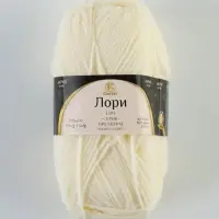 Пряжа &laquo;Лори&raquo; 45% Акрил, Нейлон 30%, ПЭ 25% 170 м/50 г ( 205 белый)