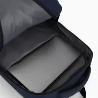 Рюкзак, водонепроницаемое дно, 2 отделения, 3 кармана, 31&times;14.5&times;45 см, синий