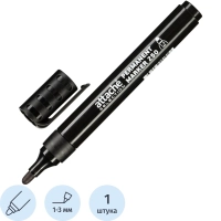 Маркер перманентный Attache Selection 250 черный 1-3мм кругл. наконечник