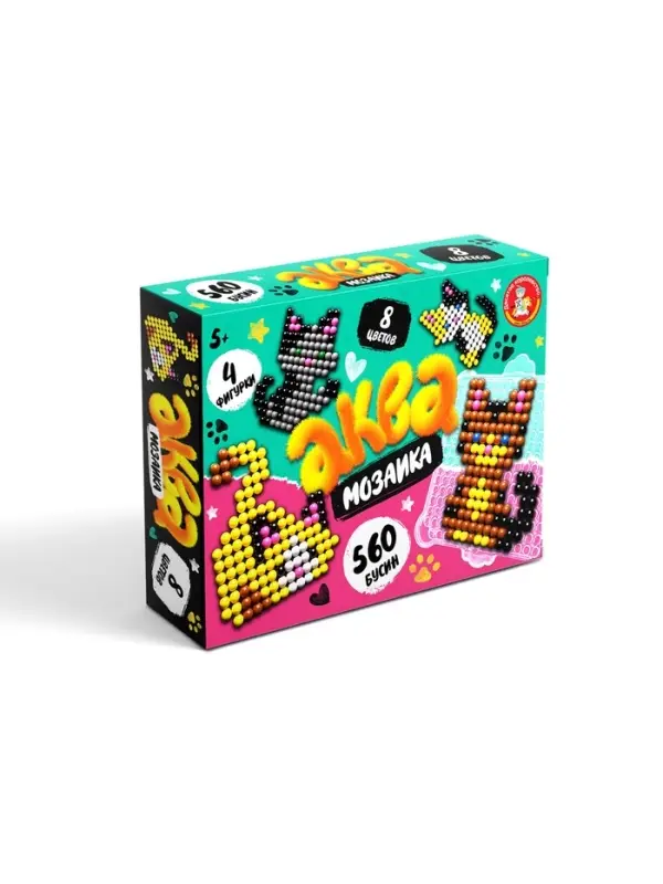 Аквамозаика &laquo;Котики&raquo;, 4 фигурки