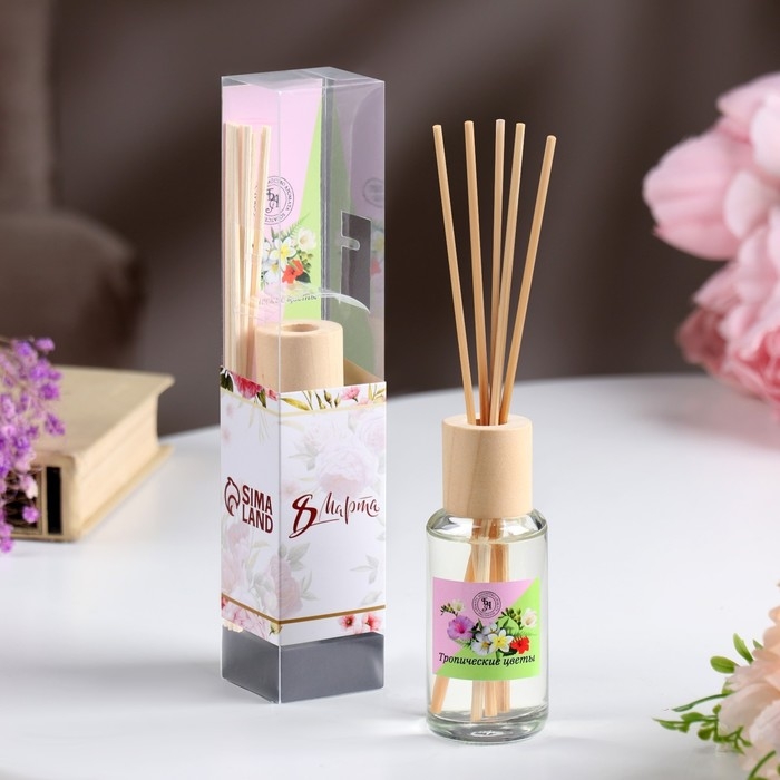 Диффузор ароматический  Диффузор ароматический "Модерн", 50 мл, цветочный, "Богатство Аромата"