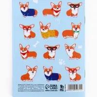 Блокнот А6, 32 л., софт тач, в точку «Корги» Блокнот А6, 32 л., софт тач, в точку «Корги»