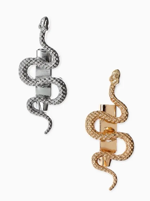 Брошь &laquo;Змея&raquo;, извилистая, МИКС