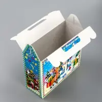 Подарочная коробка новогодняя &laquo;Яркий Новый год&raquo; Чемоданчик малый, 17.3&times;6.5&times;15 см