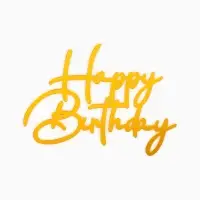 Набор декора для торта: топпер, корона, свеча