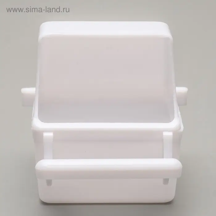 Кормушка для птиц, 7.5&times;5.5&times;9 см, внутренняя, пластик, белая