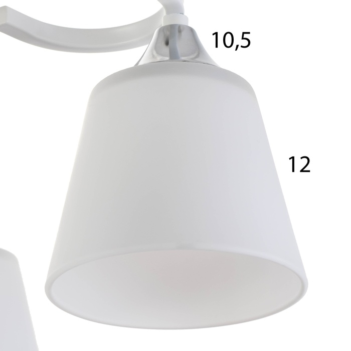 Люстра Люстра "Либерти" 6х60Вт Е27 Белый 64х64х27см