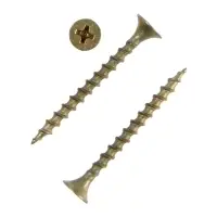 Саморез 3.5&times;41 ТУНДРА PREMIUM, потай, крупная резьба, шлиц PH 2, желтый цинк, 1 кг