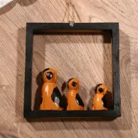 Сувенир интерьерный &laquo;Собаки в рамке&raquo;, 19&times;19 см, дерево