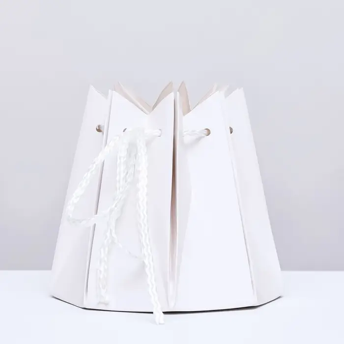 Аквабокс - коробка для цветов, 14&times;14 см, Белый