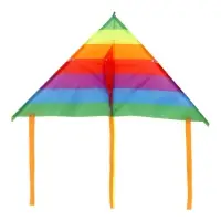 Воздушный змей Funny toys &laquo;Цветные полоски&raquo;, с леской