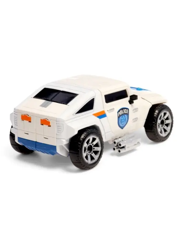 Робот &laquo;Полицейский внедорожник&raquo;, с металлическими элементами, трансформируется