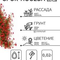 Семена цветов Лобелия плетистая &laquo;Красный фонтан&raquo;, 0.02 г