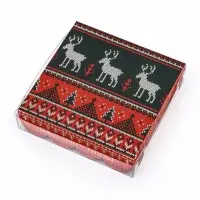 Коробка для печенья, «Скандинавия», 12×12×3 см, Новый год