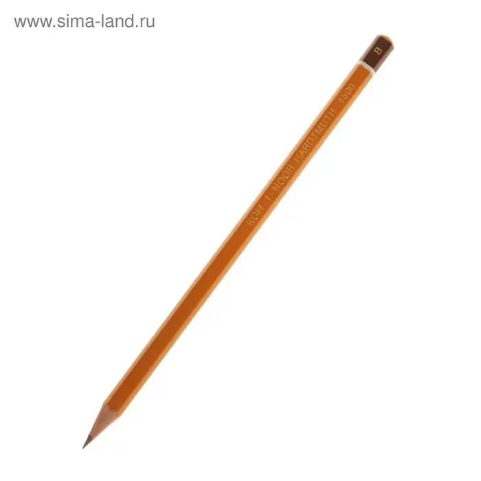 Набор карандашей чернографитных разной твердости 3 штуки Koh-I-Noor 1500/3, HB, B, H, в пакете Набор карандашей чернографитных разной твердости 3 штуки Koh-I-Noor 1500/3, HB, B, H, в пакете