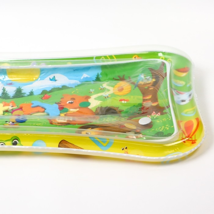 Акваковрик надувной развивающий водный коврик «Веселые Зверята», 80х50 см, Крошка Я Акваковрик надувной развивающий водный коврик «Веселые Зверята», 80х50 см, Крошка Я