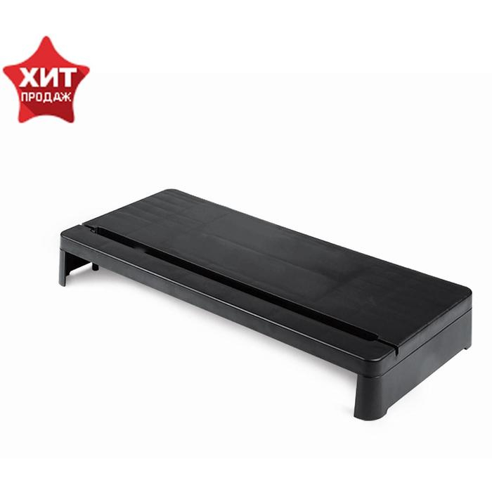 Подставка под монитор, Стамм, 51 х 24 х 7.4 см, офисная, чёрная Подставка под монитор, Стамм, 51 х 24 х 7.4 см, офисная, чёрная