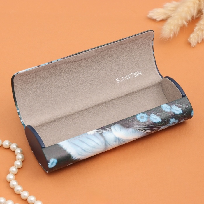 Очечник Очечник "Кот в цветах", 17х7 см