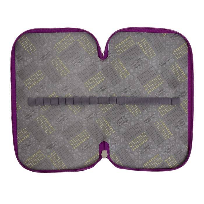 Пенал 3 секции, 125 х 205 х 55 мм, Calligrata 30П26/3 Пенал 3 секции, 125 х 205 х 55 мм, Calligrata 30П26/3 "Котик", ламинированный картон