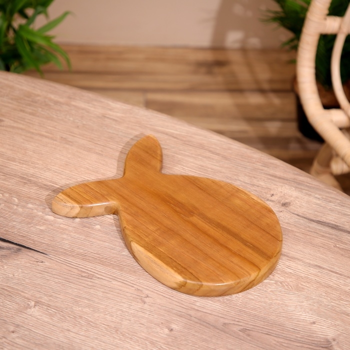 Блюдо Блюдо "Ушки" тиковое дерево 19х2х28 см