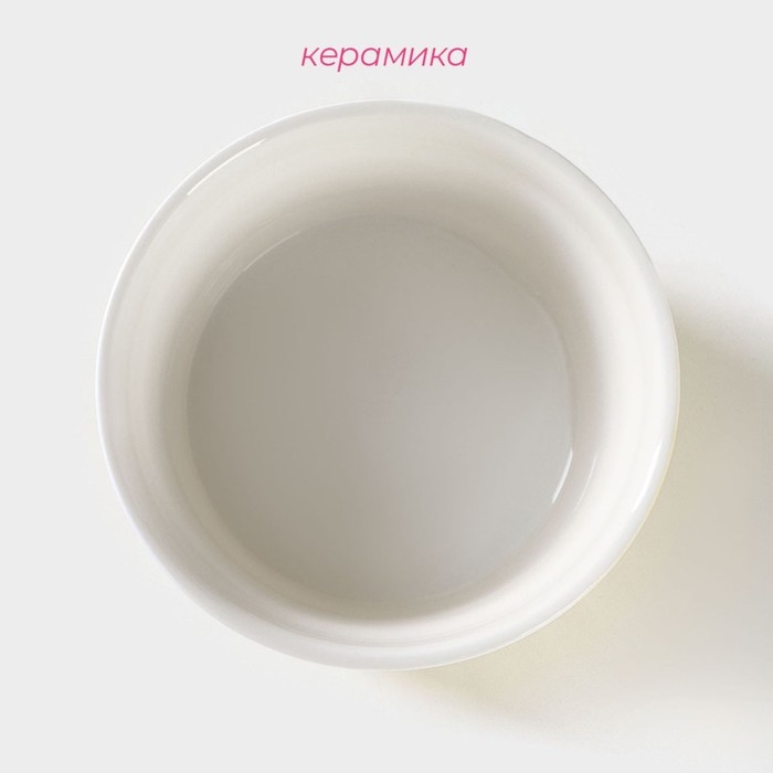 Рамекин из жаропрочной керамики Доляна «Нюд», 200 мл, 9×5 см, цвет жёлтый Рамекин из жаропрочной керамики Доляна «Нюд», 200 мл, 9×5 см, цвет жёлтый