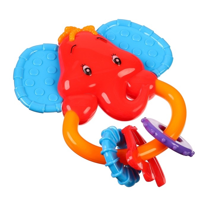 Погремушка «Африка: Слоник», цвет МИКС, Крошка Я Погремушка «Африка: Слоник», цвет МИКС, Крошка Я