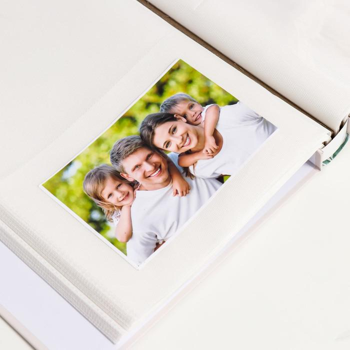 Фотоальбом на 200 фото 13х18 в коробке Фотоальбом на 200 фото 13х18 в коробке "Пальмовые листья" 25,8х31х5,5 см