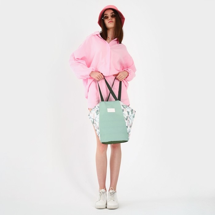 Сумка женская пляжная Сумка женская пляжная "Happiness" + бикини бэг