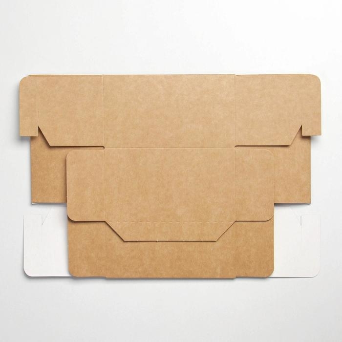 Коробка подарочная складная крафтовая, упаковка, 14 х 14 х 8 см Коробка подарочная складная крафтовая, упаковка, 14 х 14 х 8 см