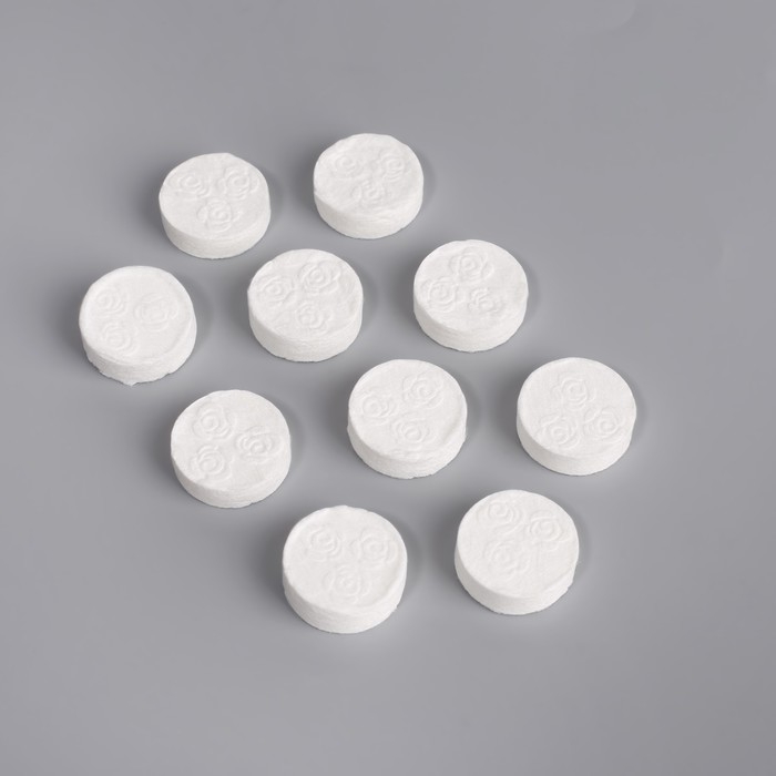 Набор косметических масок для лица, в таблетках, 10 шт, цвет белый Набор косметических масок для лица, в таблетках, 10 шт, цвет белый