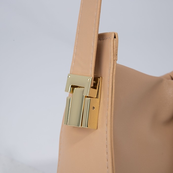 Сумка на молнии, цвет бежевый Сумка на молнии, цвет бежевый