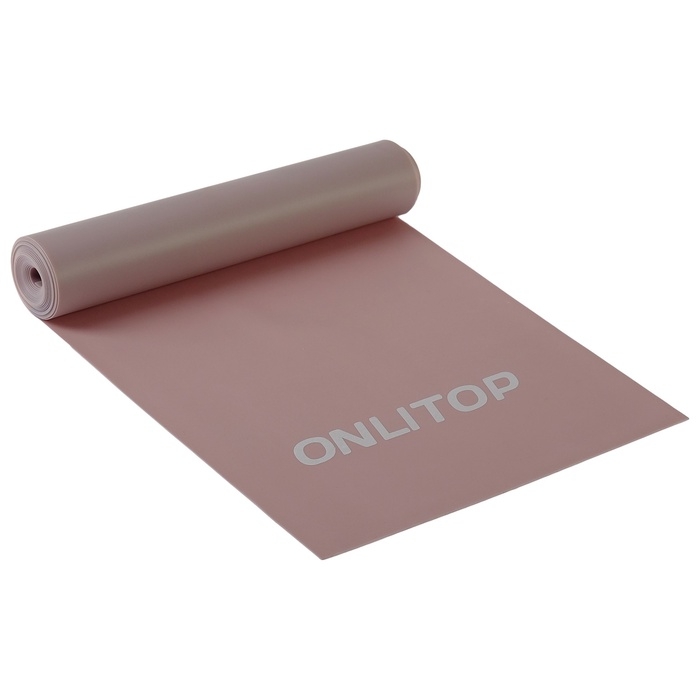 Эспандер ленточный для фитнеса ONLYTOP, 150х15х0,04 см, 10 кг, цвета МИКС Эспандер ленточный для фитнеса ONLYTOP, 150х15х0,04 см, 10 кг, цвета МИКС