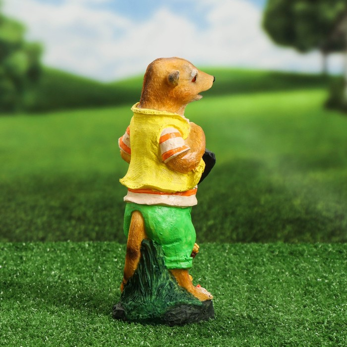 Садовая фигура Садовая фигура "Суслик с топором" 26х10х10см